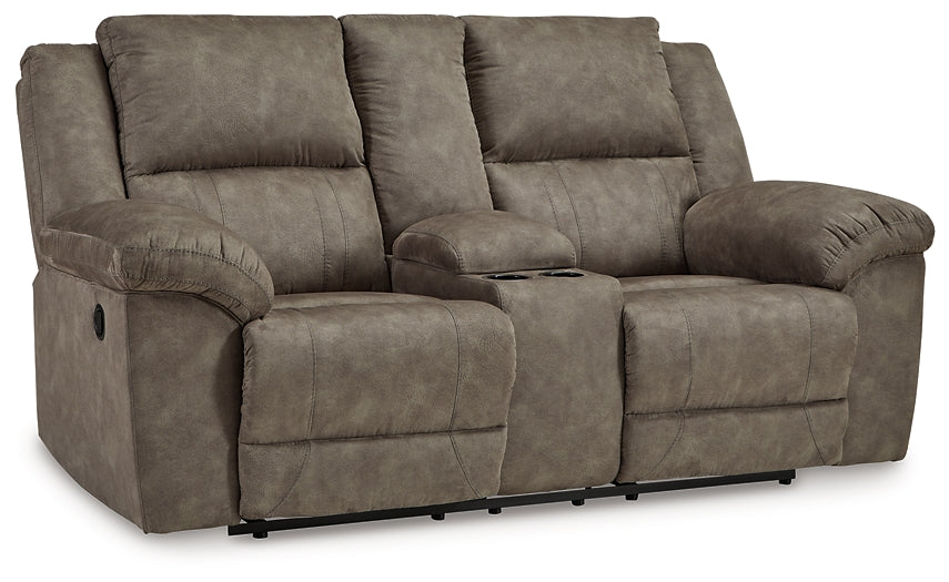 Laresview DBL Rec Loveseat w/Console Signature Design by Ashley®