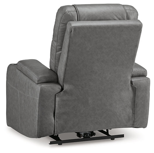 Schooner Rocks PWR Recliner/ADJ Headrest Signature Design by Ashley®