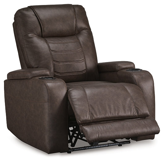 Schooner Rocks PWR Recliner/ADJ Headrest Signature Design by Ashley®