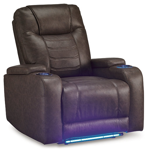 Schooner Rocks PWR Recliner/ADJ Headrest Signature Design by Ashley®