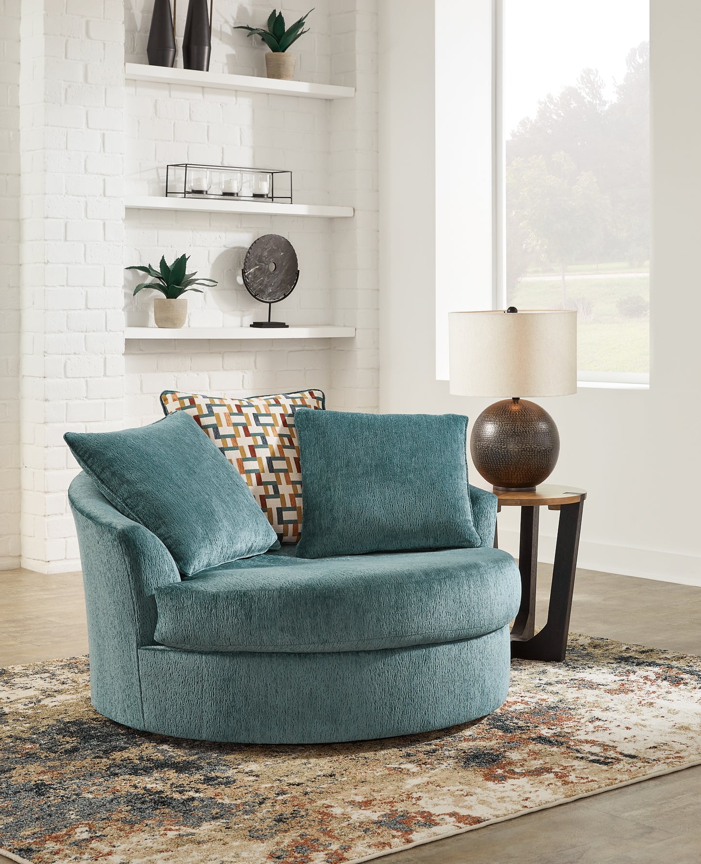 Laylabrook Chair and Ottoman Ashley®