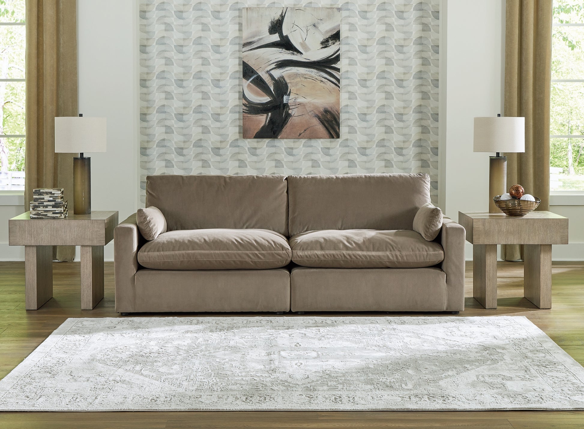 Sophie 2-Piece Sectional with Ottoman Signature Design by Ashley®