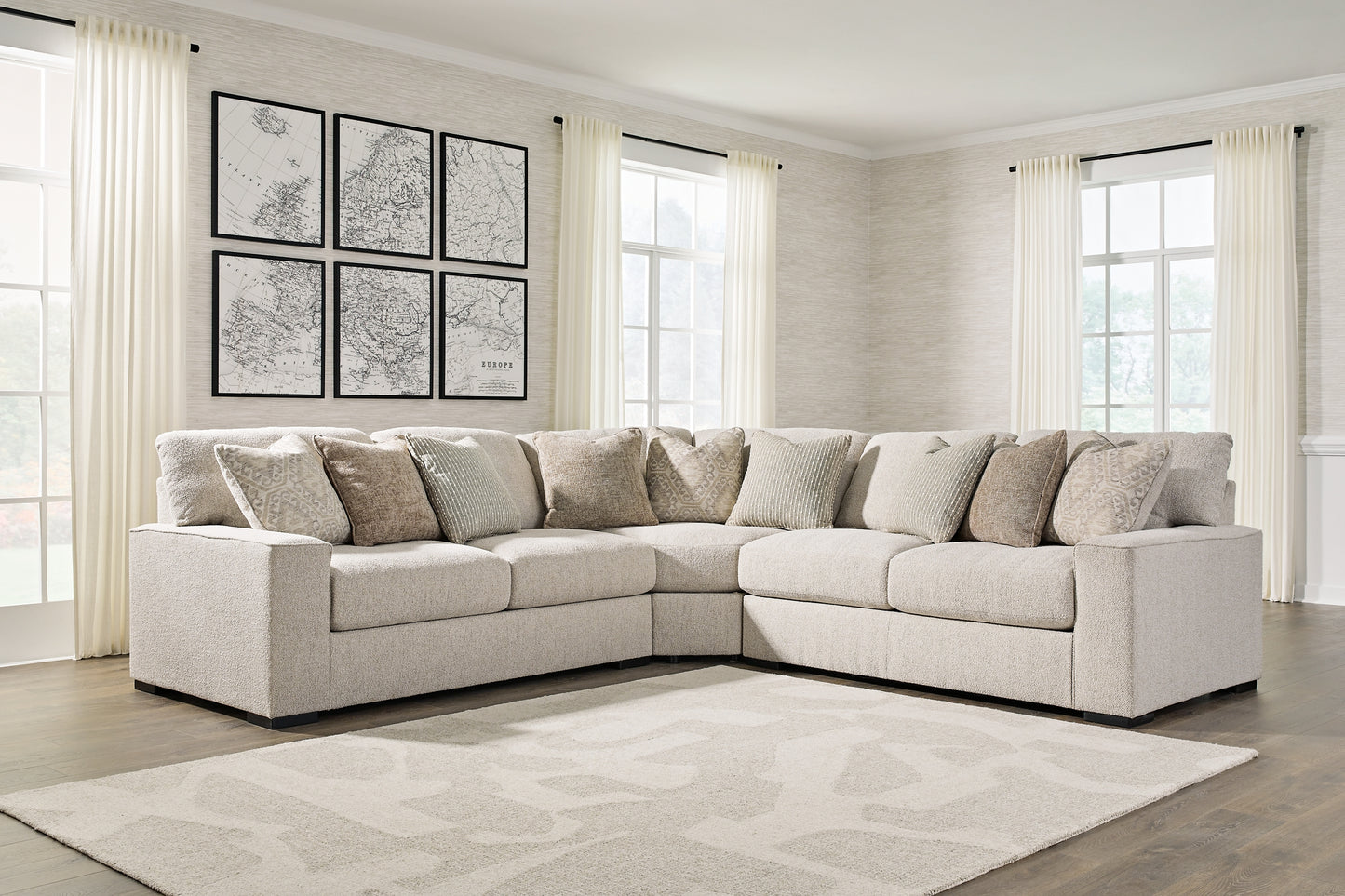 Ballyton 3-Piece Sectional with Ottoman Benchcraft®