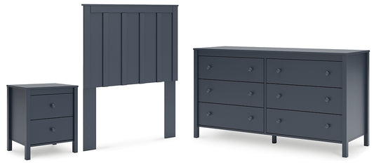 Simmenfort Twin Panel Headboard with Dresser and Nightstand Signature Design by Ashley®