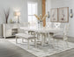 Robbinsdale Dining Table and 4 Chairs and Bench with Storage Signature Design by Ashley®