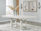 Robbinsdale Dining Table and 6 Chairs with Storage Signature Design by Ashley®