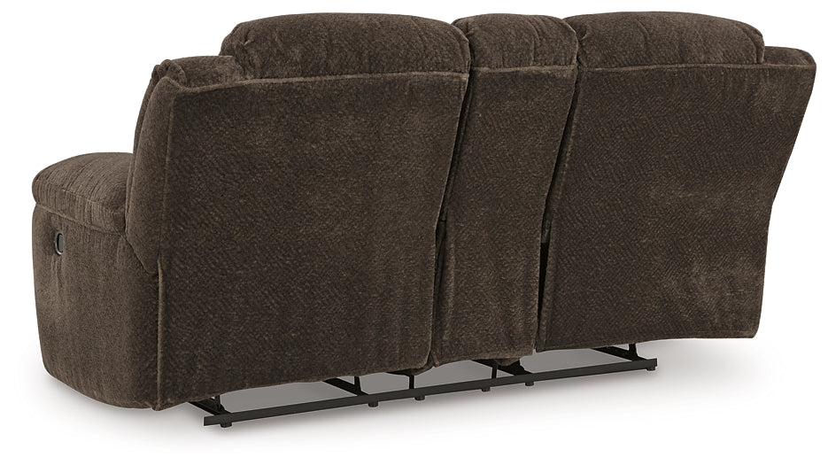 Frohn DBL Rec Loveseat w/Console Signature Design by Ashley®