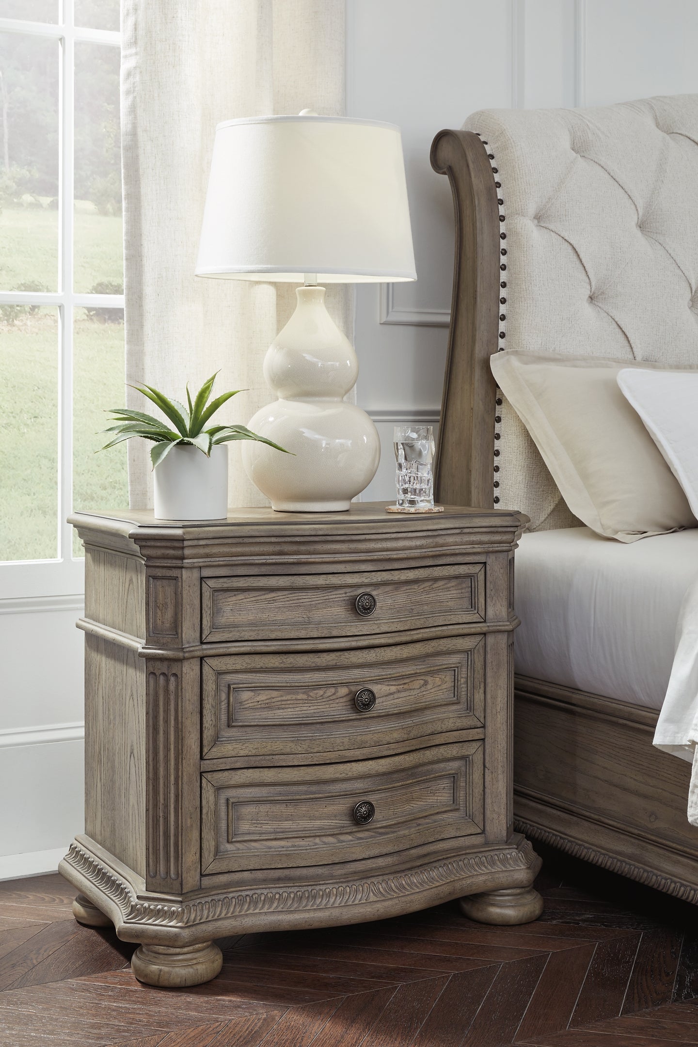 Ardenfield Three Drawer Night Stand Signature Design by Ashley®