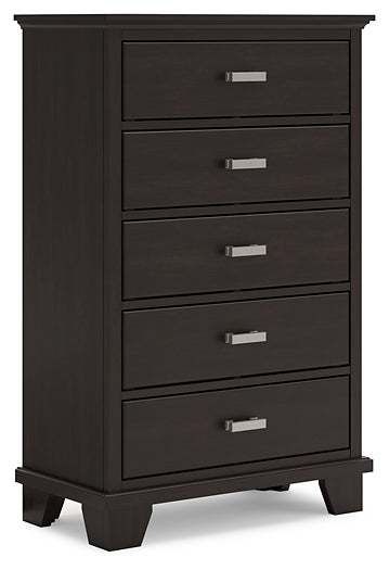 Covetown Twin Panel Bed with Mirrored Dresser, Chest and Nightstand Signature Design by Ashley®