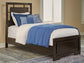 Covetown Twin Panel Bed with Mirrored Dresser, Chest and Nightstand Signature Design by Ashley®