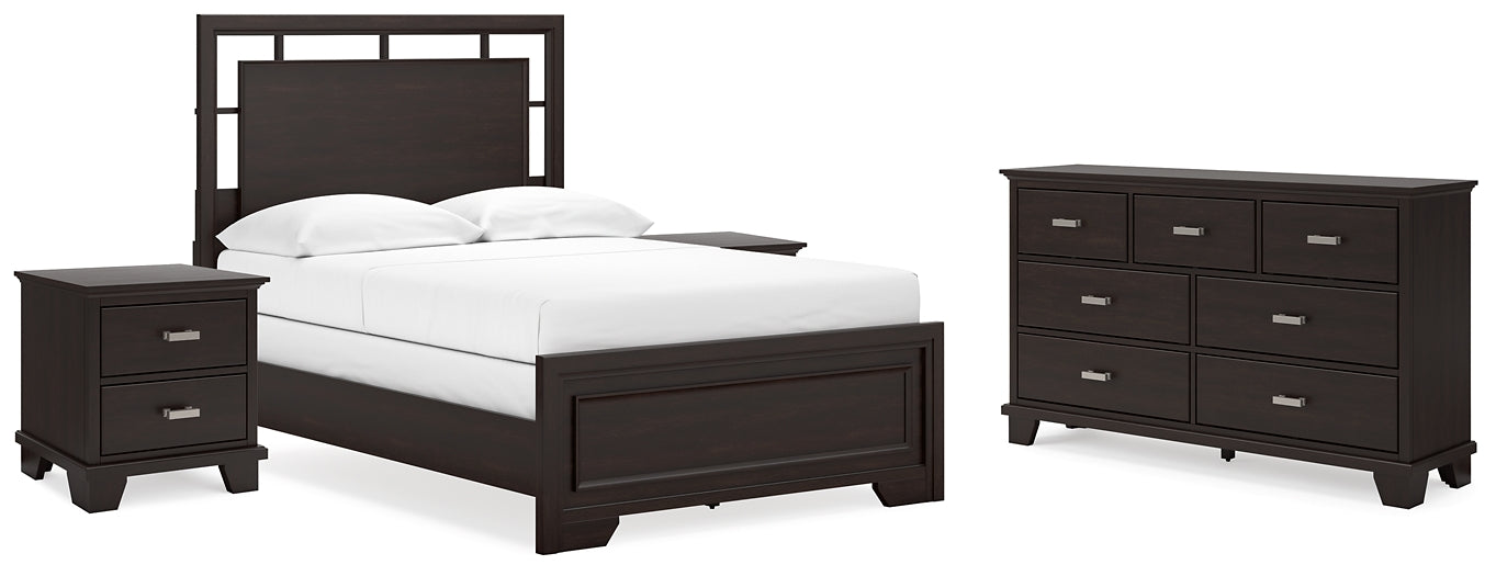 Covetown Full Panel Bed with Dresser and 2 Nightstands Signature Design by Ashley®