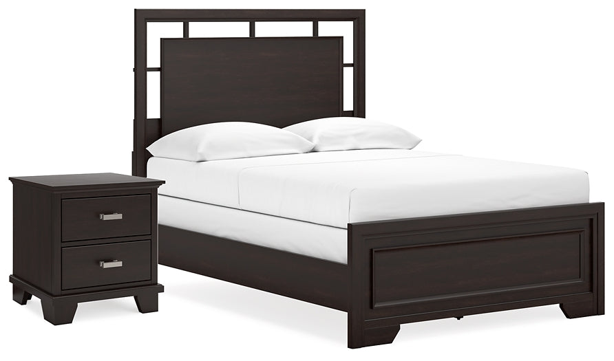 Covetown Full Panel Bed with Nightstand Signature Design by Ashley®