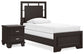 Covetown Twin Panel Bed with Nightstand Signature Design by Ashley®