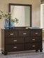 Covetown Full Panel Bed with Mirrored Dresser and Chest Signature Design by Ashley®