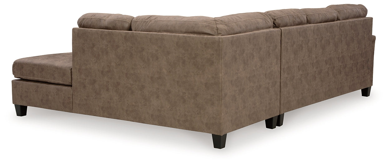 Navi 2-Piece Sectional with Ottoman Signature Design by Ashley®