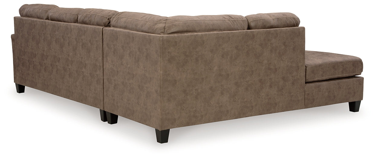 Navi 2-Piece Sectional with Ottoman Signature Design by Ashley®