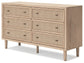 Cielden King Panel Headboard with Dresser and 2 Nightstands Signature Design by Ashley®