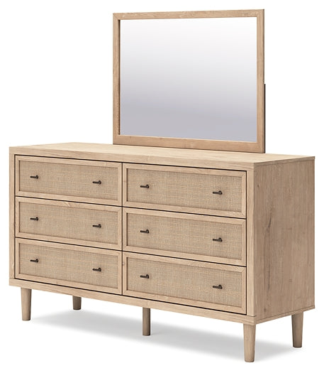 Cielden Queen Panel Headboard with Mirrored Dresser, Chest and 2 Nightstands Signature Design by Ashley®