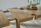 Galliden Dining Table and 8 Chairs with Storage Signature Design by Ashley®