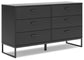 Socalle Queen Platform Bed with Dresser, Chest and 2 Nightstands Signature Design by Ashley®