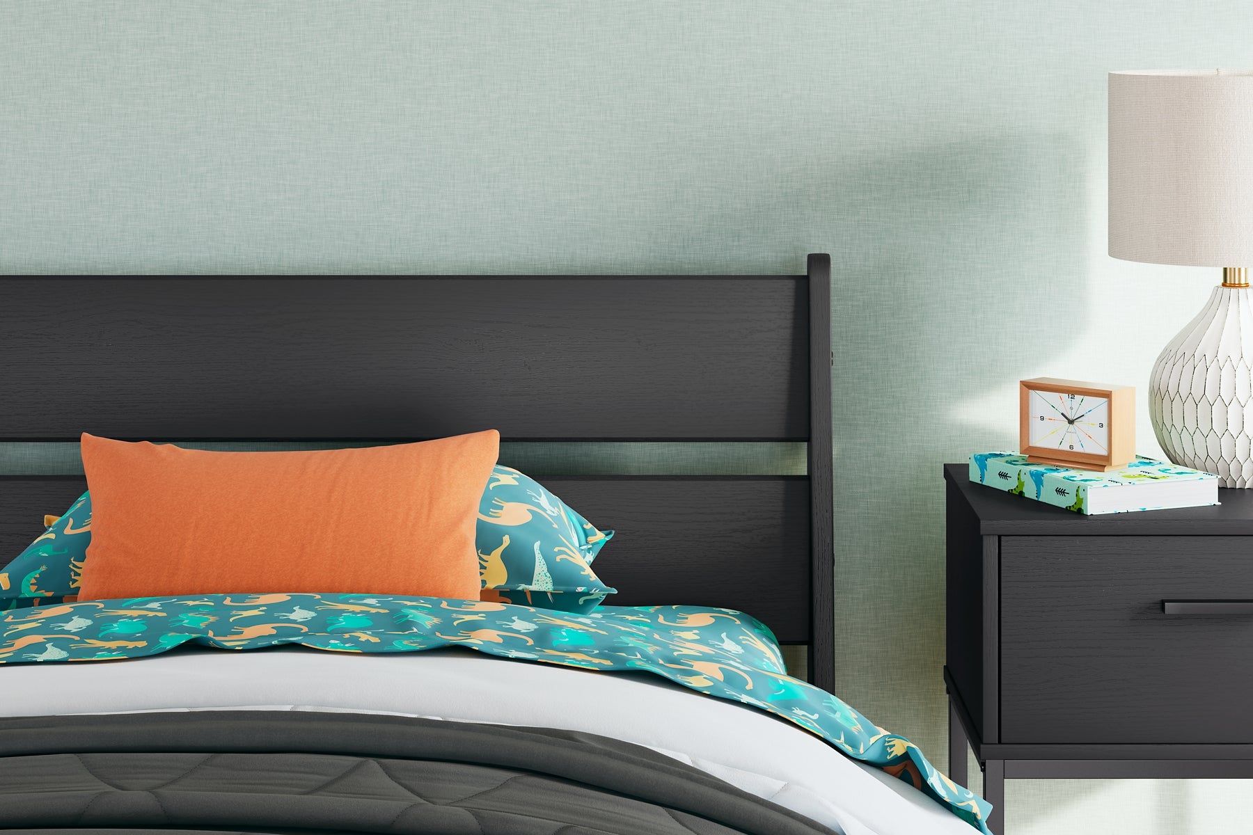 Socalle Twin Panel Headboard with Dresser and 2 Nightstands Signature Design by Ashley®