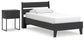 Socalle Twin Panel Platform Bed with Nightstand Signature Design by Ashley®