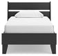 Socalle Twin Panel Platform Bed with Nightstand Signature Design by Ashley®