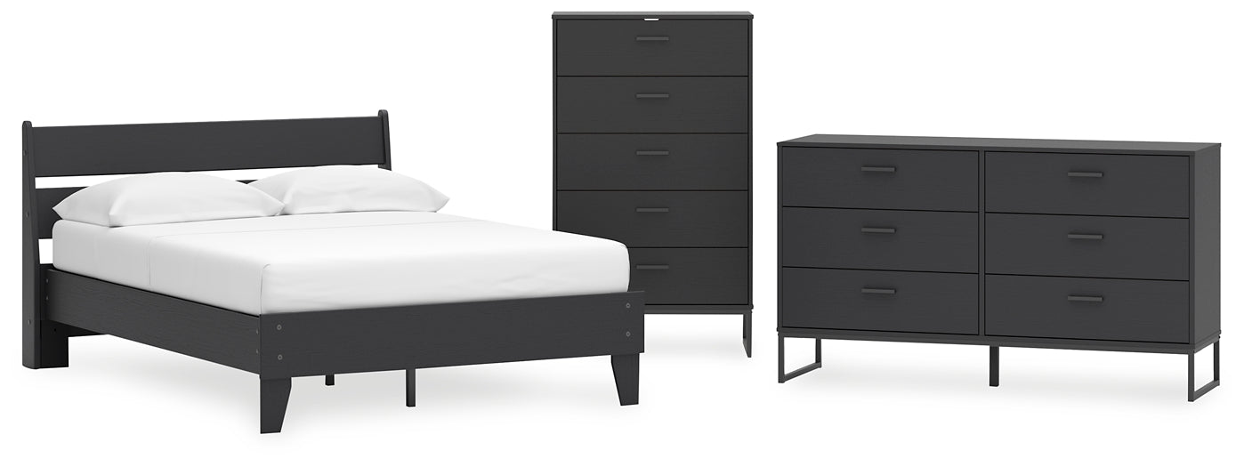 Socalle Full Panel Platform Bed with Dresser and Chest Signature Design by Ashley®