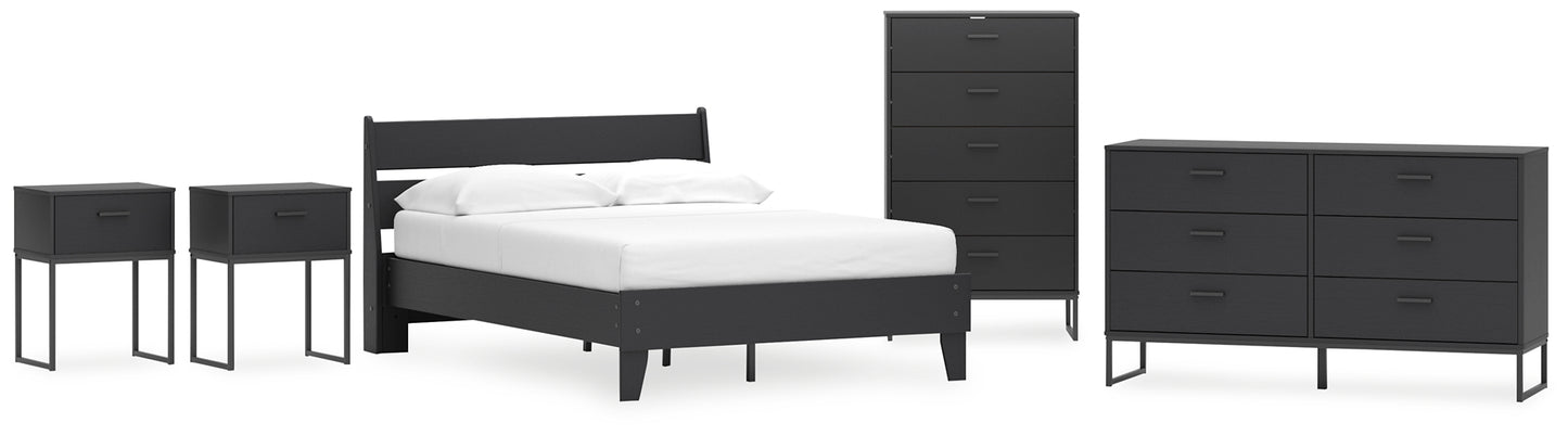 Socalle Full Panel Platform Bed with Dresser, Chest and 2 Nightstands Signature Design by Ashley®