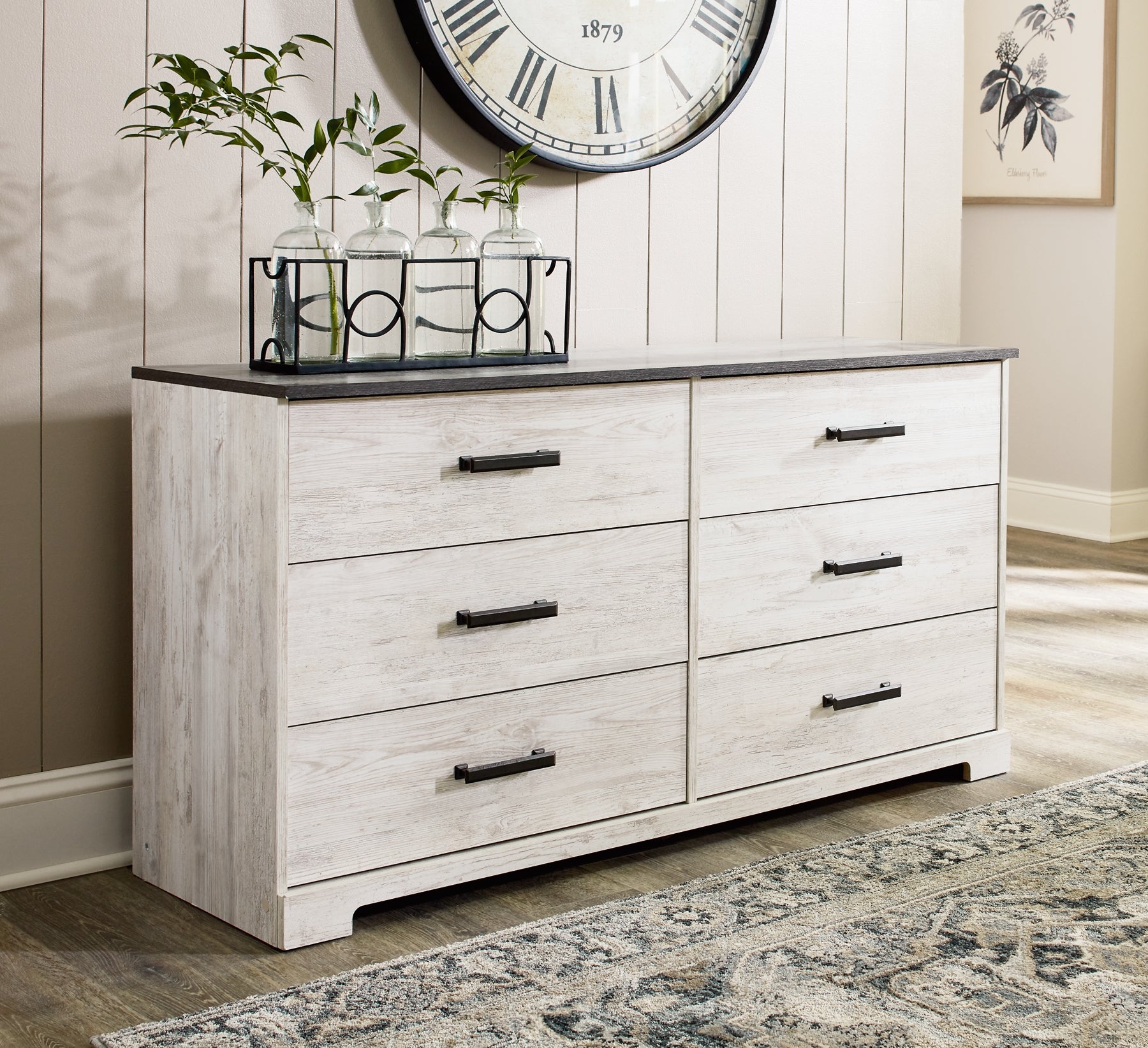 Shawburn Queen Panel Headboard with Dresser Signature Design by Ashley®