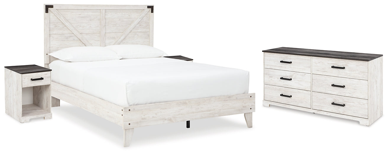 Shawburn Queen Platform Bed with Dresser and 2 Nightstands Signature Design by Ashley®