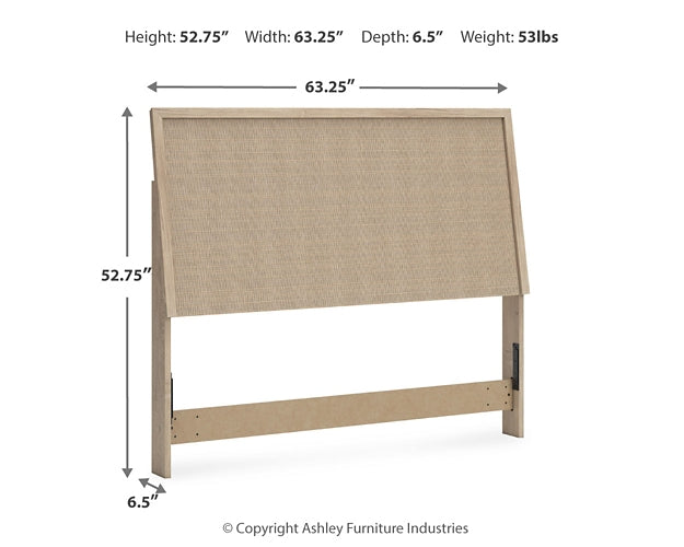 Cielden Queen Panel Headboard with Mirrored Dresser and Chest Signature Design by Ashley®