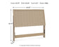 Cielden Queen Panel Headboard with Mirrored Dresser and Chest Signature Design by Ashley®