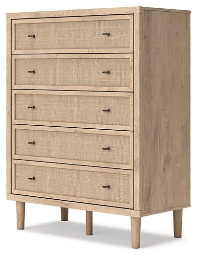 Cielden Full Panel Bed with Mirrored Dresser and Chest Signature Design by Ashley®