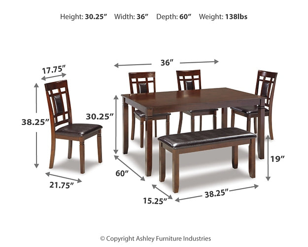 Bennox Dining Room Table Set (6/CN) Signature Design by Ashley®