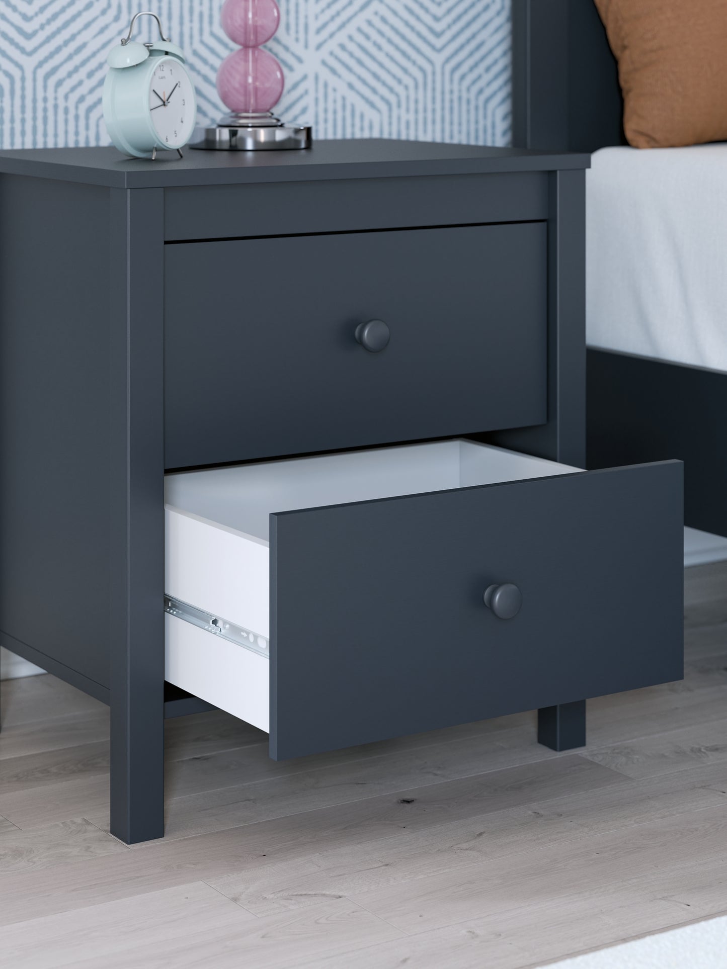 Simmenfort Two Drawer Night Stand Signature Design by Ashley®