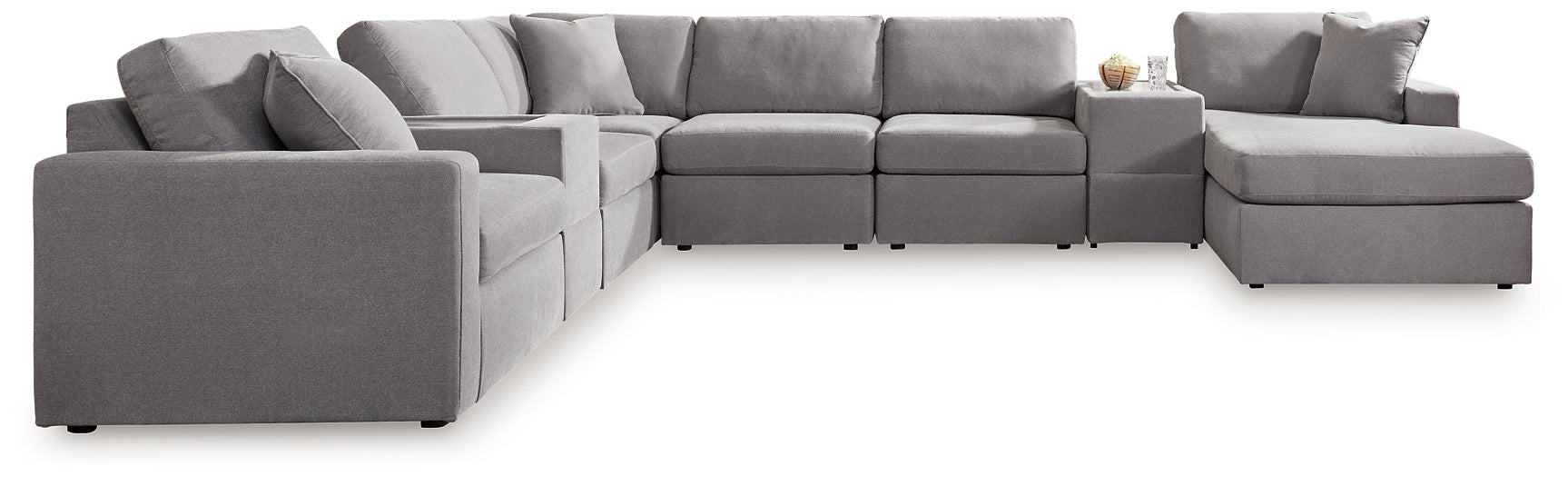 Modmax 8-Piece Sectional with Chaise and Storage Consoles Signature Design by Ashley®