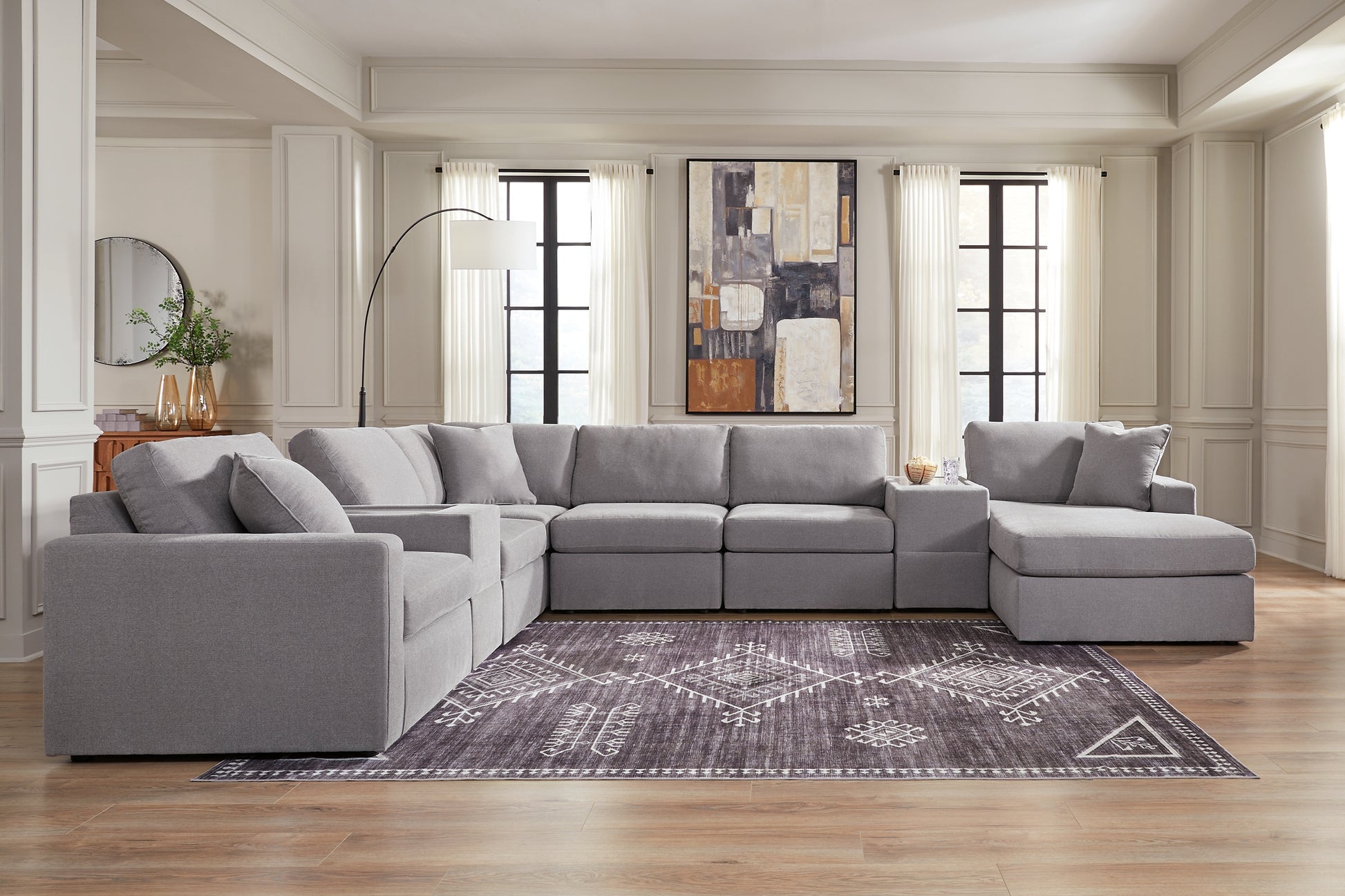 Modmax 8-Piece Sectional with Chaise and Storage Consoles Signature Design by Ashley®