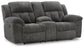 Frohn DBL Rec Loveseat w/Console Signature Design by Ashley®