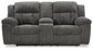 Frohn DBL Rec Loveseat w/Console Signature Design by Ashley®