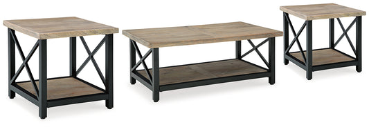 Bristenfort Coffee Table with 2 End Tables Signature Design by Ashley®