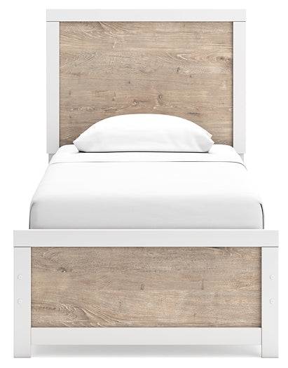 Charbitt Twin Panel Bed with Nightstand Signature Design by Ashley®