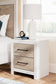 Charbitt Twin Panel Bed with Nightstand Signature Design by Ashley®