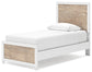 Charbitt Twin Panel Bed with Nightstand Signature Design by Ashley®