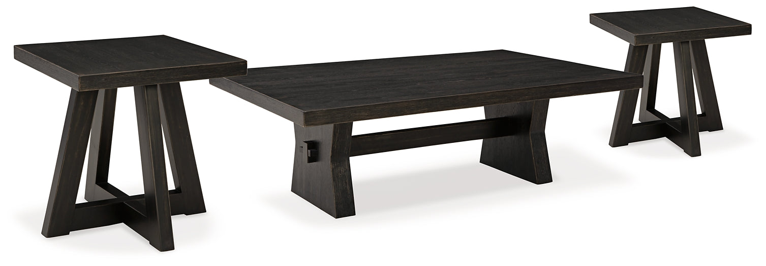 Galliden Coffee Table with 2 End Tables Signature Design by Ashley®