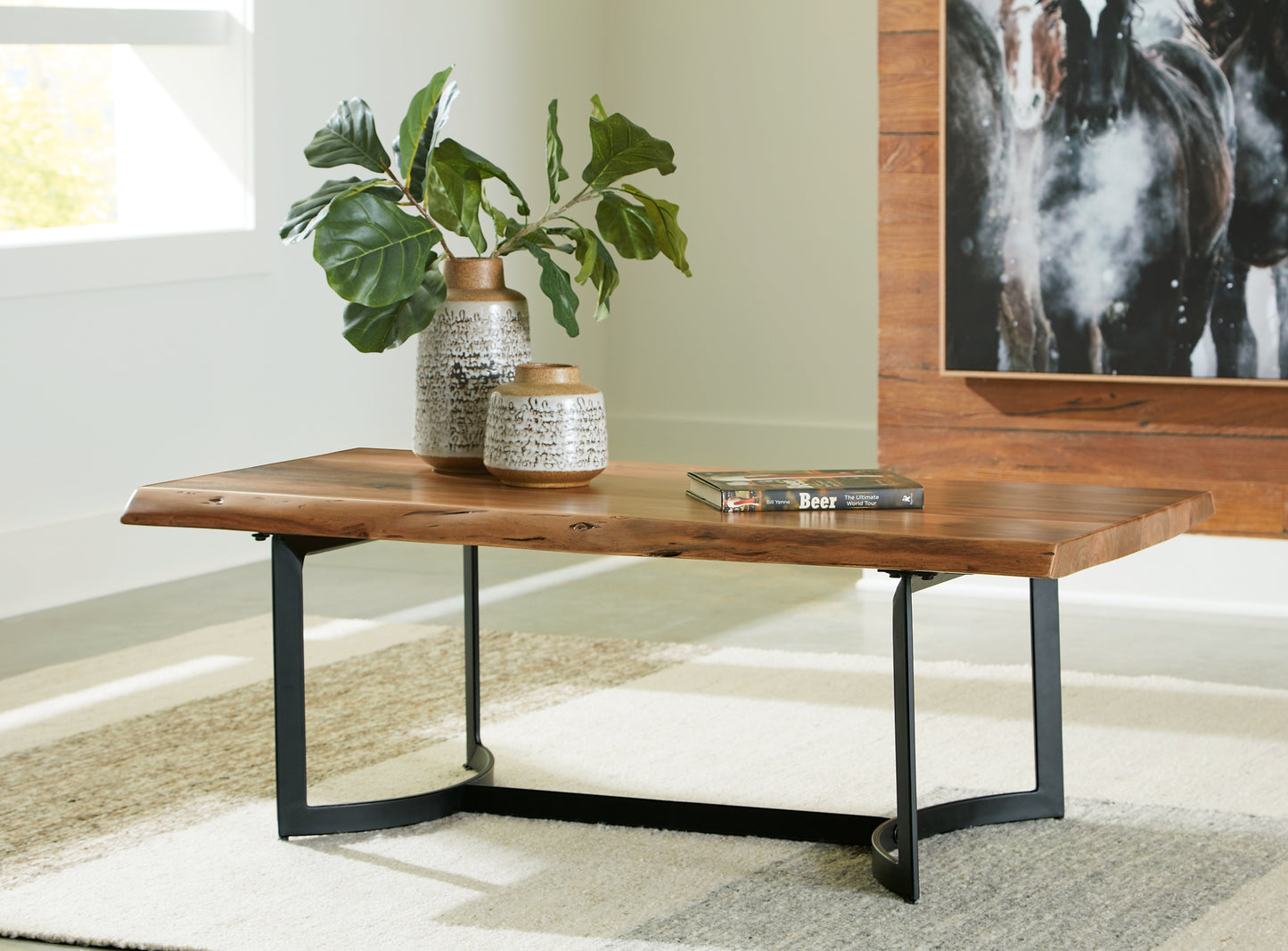 Fortmaine Coffee Table with 2 End Tables Signature Design by Ashley®