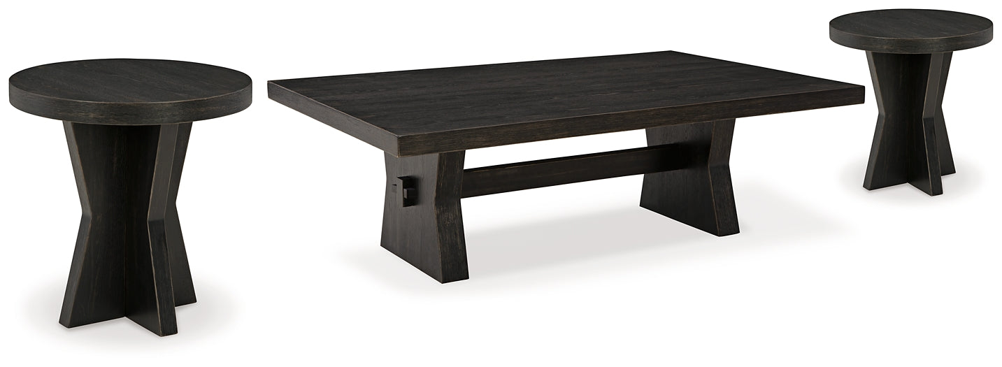 Galliden Coffee Table with 2 End Tables Signature Design by Ashley®