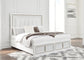 Chalanna Queen Upholstered Storage Bed with Mirrored Dresser Signature Design by Ashley®