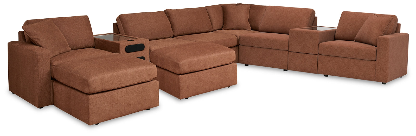 Modmax 8-Piece Sectional with Ottoman Signature Design by Ashley®