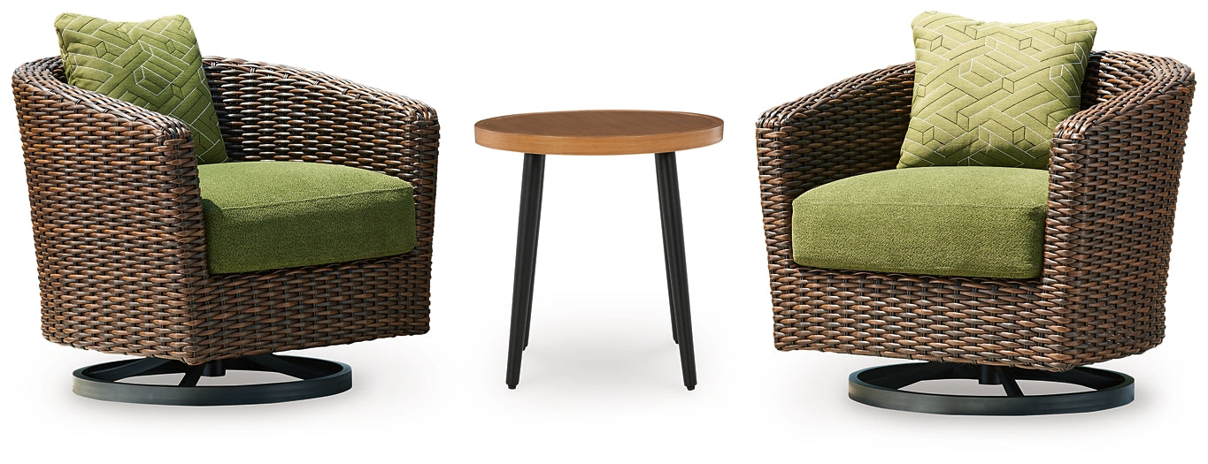 Horizon Hall 2 Lounge Chairs with End Table Signature Design by Ashley®